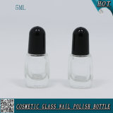 Custom Nail Polish Bottle 5ml Glass Bottle with Nail Polish Cap and Brush