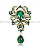 Custom Fashion Costume Jewelry Rhinestone Crystal Pin Brooch
