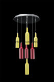 Colorful LED Modern Glass ceiling Lamp (AQ-88405)