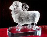 Colourful Crystal Craft Animal, Glass Animal Paperweight for Gift
