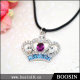 Rhinestones Crown Crystal Handmade Necklace Jewelry for Wholesale #19684