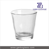 V Shape High Quality Transparent Glass Cup for Water and Tea Drinking (GB012406)