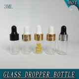 3ml Refillable Mini Clear Olive Oil Perfume Glass Dropper Pipette Bottle