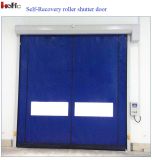 Automatic Industrial PVC Plastic Fabric Rapid Rolling up Self-Recovery Door
