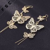 Ladies Earrings Designs Pictures Custom Jewelry Natural Fancy Hollow out Butterfly Drop Earring