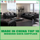 latest Living Room Elegant Black Chesterfield Sofa