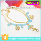 Fashion European Beautiful Beaded Bracelets/Flower Crystal Bead Stretchy Bracelet