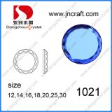 Sapphire Round Flat Back Glass Stones for Jewelry Accessories