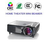 RoHS Certificate Mini Home 1500 Lumens LCD LED Projector