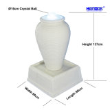 Home & Garden Decoration LED Sandstone Large Crystal Ball Water Fountain