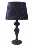 Phine Pd1571-01 Polyresin Desk Lamp with Fabric Shade