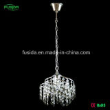 High Quality Crystal Iron E27 Pendant Lighting for Hotel/Home/Bedroom