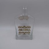 High Quality Square Flat High White Glass Tequila Bottle