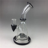 Bontek 7 Inch Glass Water Smoking Pipe Weight 254G Recycler Oil Rigs