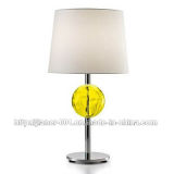 Modern Indoor White Table Lamp Lighting for Hotel with Crystal Ball