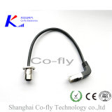 4 Pin, Shielded Circular Cable M12 Flange, Angle RJ45 Crystal, Adapter Connector