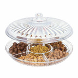 Creative Acrylic Multi Sectional Snack Serving Tray