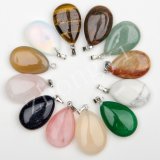 Mix Color Natural Stone Pendants Charms for Necklaces Making