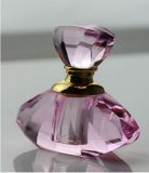 Pink Crystal Glass Perfume Bottles for Bedroom Decoration