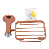 Sanitary Ware Bathroom Luxury Wall Mounted Soap Dish and Basket in Rose Gold and Painted