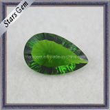 Competitive Price Shining Green Crystal Semi Previous Stone for Jewelry