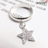 Fashion Accessory Rings Jewelry Crystal Star Female Ring