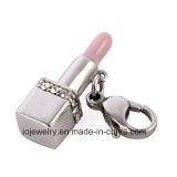 DIY Jewelry Wholesale Fashion Lipstick 925 Silver Charm