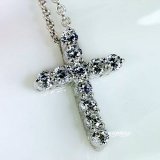 Fashion Cross Shape Shinning Diamond Jewelry Neaklace