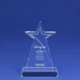Etched Star Crystal Trophy for Stellar Employees (#78050)