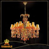 Classical Luxury Lampshade Brass Chandelier (MD0702-12+6)