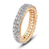 Wholesale Alloy Gold Plating Zircon Stones Fashion Jewelry Finger Ring