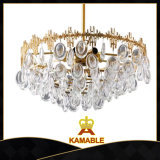 Hotel Decorative Brass Crystal Pendant Lighting (KP06314)