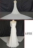 Two Pieces Wedding Dresses A-Line with Long Train Wedding Dress