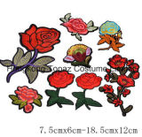 Hoomall Flowers Mixed Patches Iron on Patches for Clothing DIY Fabric Badge Stickers Embroidered Appliques Clothes Repair Crafts (CE01)