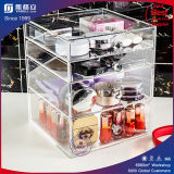 Clear Acrylic Cosmetic Organizer 4 Drawers Makeup Organizers
