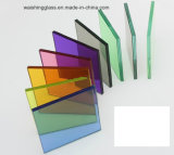 Wsg High Quality Bronze, Grey, Blue, Green, Pink Tempered Tinted Float Glass