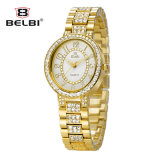 Belbi Watch Corroded Shading Asian Characters Square Diamonds Stainless Steel Quartz Watch