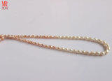 5-6-7mm Mixed Color Rice Natural Pearl Necklace (ES130-3)