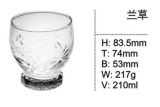 Promotional Egg Shaped Clear Glass Water Cup with Good Price Sdy-F00201