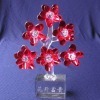 Crystal Flower, Glass Flower, Decoration Flower Crystal Flower Present