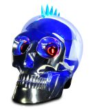 Skull Bluetooth Speaker with Flashlight, Clear Crystal Sounds with Bass