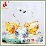 Amber High Quality Crystal Swan (JD-CW-105)