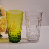 Colored Pillar Double Glass Candle Holders
