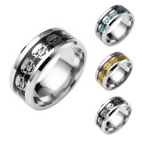 Mens Jewelry Never Fade Stainless Steel Skull Ring