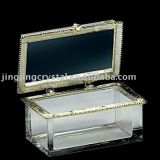 Crystal Glass Box Jewelry Box