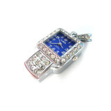 Blue Diamond Watch, Crystal Clocks USB Flash Drive