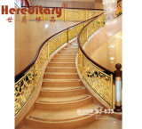 Grand Luxury Stair Railing Guardrail for High Level Hotel (SJ-833)
