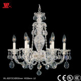 New Crystal Chandelier with Glass Hanging Wl-82072c