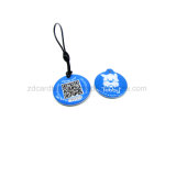 Waterproof 125kHz/13.56MHz/860-960MHz Metal Frame RFID Epoxy Keyfob/Card for Pets