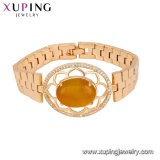 74992 Xuping Gold Jewellery Designs with Price Magnet Opal Gold Watch Bracelet